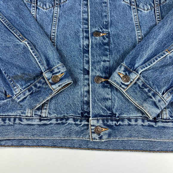 VTG Levi's Denim Jacket Extra Large Blue Trucker Type 3 Button Up 70507-0389 - Picture 2 of 14